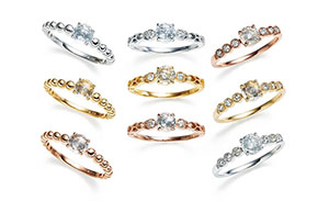 Ptホワイトサファイアリング K18ホワイトサファイアリング K18PGホワイトサファイアリング Ptホワイトサファイアダイヤリング K18ホワイトサファイアダイヤリング K18PGホワイトサファイアダイヤリング