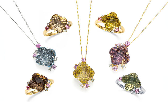 K18クォーツリング Ptブルートパーズペンダント K18スモーキークォーツリング K18レモンクォーツペンダント K18レモンクォーツリング K18アメシストペンダント Ptグリーンクォーツリング